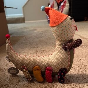 Homemade patchwork Colorful Plush Caterpillar